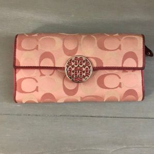 Coach Pink Wallet